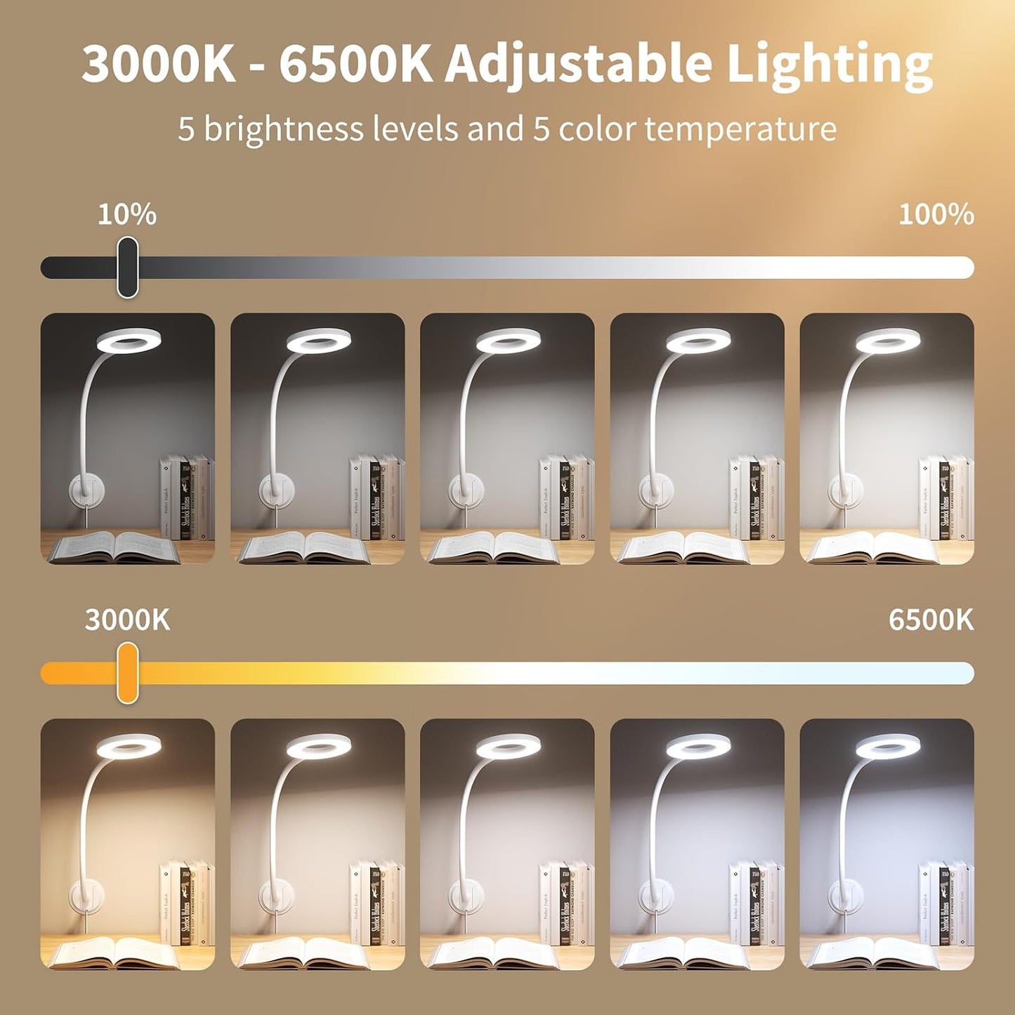 Dim Book Lights for Reading at Night,USB Goose Reading Lights for Books in Bed Headboard,LED Night Lights Plug into Wall,Adhesive Wall Lights for Bedroom,Portable Plug in Wall Sconces Hardwired,1 Pack