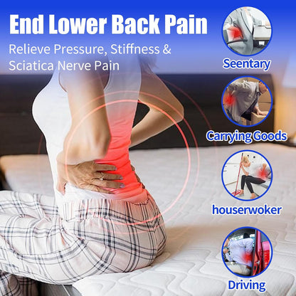 Back Stretcher Adjustable Spine Support Device | Adjustable Back Stretching Board with Massage Points for Daily Stretching, Home Fitness and Relaxation