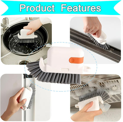 13pcs Window Groove Cleaning Brush Kit, Magic Window Track Cleaner, Crevice Cleaner Brush, Sliding Door Track Cleaner, Gap Cleaning Brush for Sill, Tile Lines, Sliding Door, Keyboard. Small Brush Set.