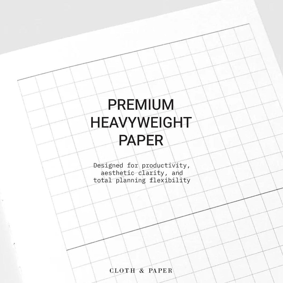 Cloth & Paper Travel Notebook | Daily Wellness Planner – Smoked Salt | Pocket Plus Wellness Planner 3.2" x 6" | Habit Tracker & Self Care Journal for Goals, Gratitude & Reflection – Soft Touch Cover
