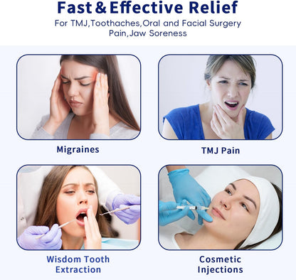 Wisdom Teeth Ice Pack Head Wrap for Pain Relief - Cold Hot Therapy for Face