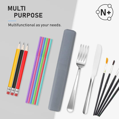 Mulbozy 4 Packs Portable Travel Toothbrush Case, Breathable Plastic Toothbrush Holder for Home, Travel, Business, Camping, School