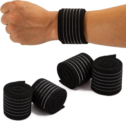 4Pack Elastic Ice Pack Straps,35.5" x 2" Reusable Fastening Bands | Soft and Comfortable, Adjustable Extension Straps,Cold and Hot Therapy,Ideal for Elbow,Thigh,Calf,Waist,Knee,Ankle,Shoulder