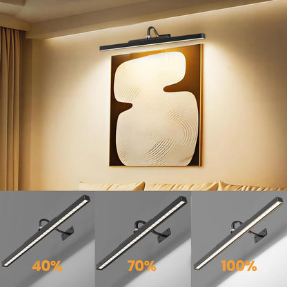 Picture Light for Wall, 12" Rechargeable Wireless Battery Operated Painting Lighting, Dimmable LED with Remote 3CCT for Wall Art Gallery Display (Black)