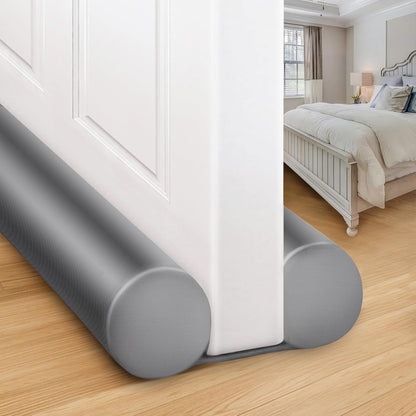 MAXTID Large Door Draft Stopper 30 Inch for Small Bedroom, Fits 1.7" Gaps | Small Size Bedroom Door, Fits 0.5 to 1.7" Gaps, White Under Door Draft Blocker, Seal Gap, Draft Guard for Bottom of Doors