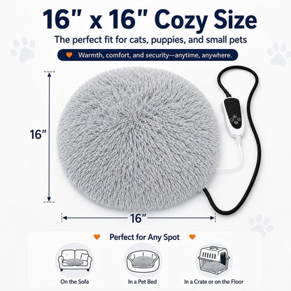 GOLOPET Cat Heating Pad with Normally Open Function，UL Dual Certification