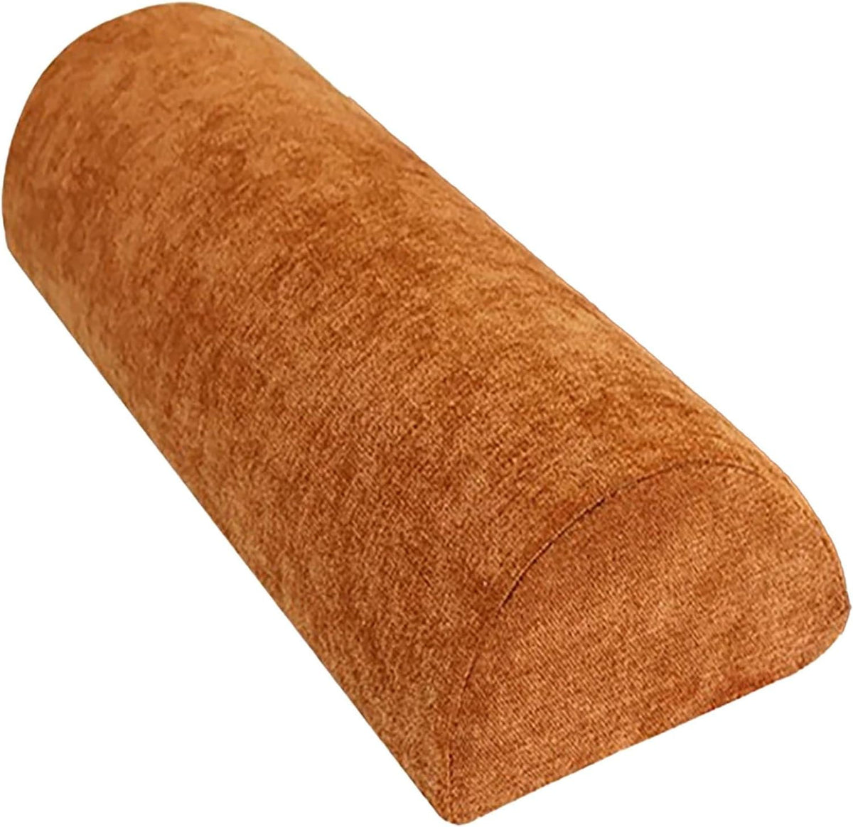 1/2 Pack Half Moon Bolster Pillow for Legs, Knees, Lower Back and Head | Lumbar Support Pillow for Bed, Sleeping | Semi Roll for Ankle and Foot Comfort - Machine Washable Cover(09,M:50x17x9cm)