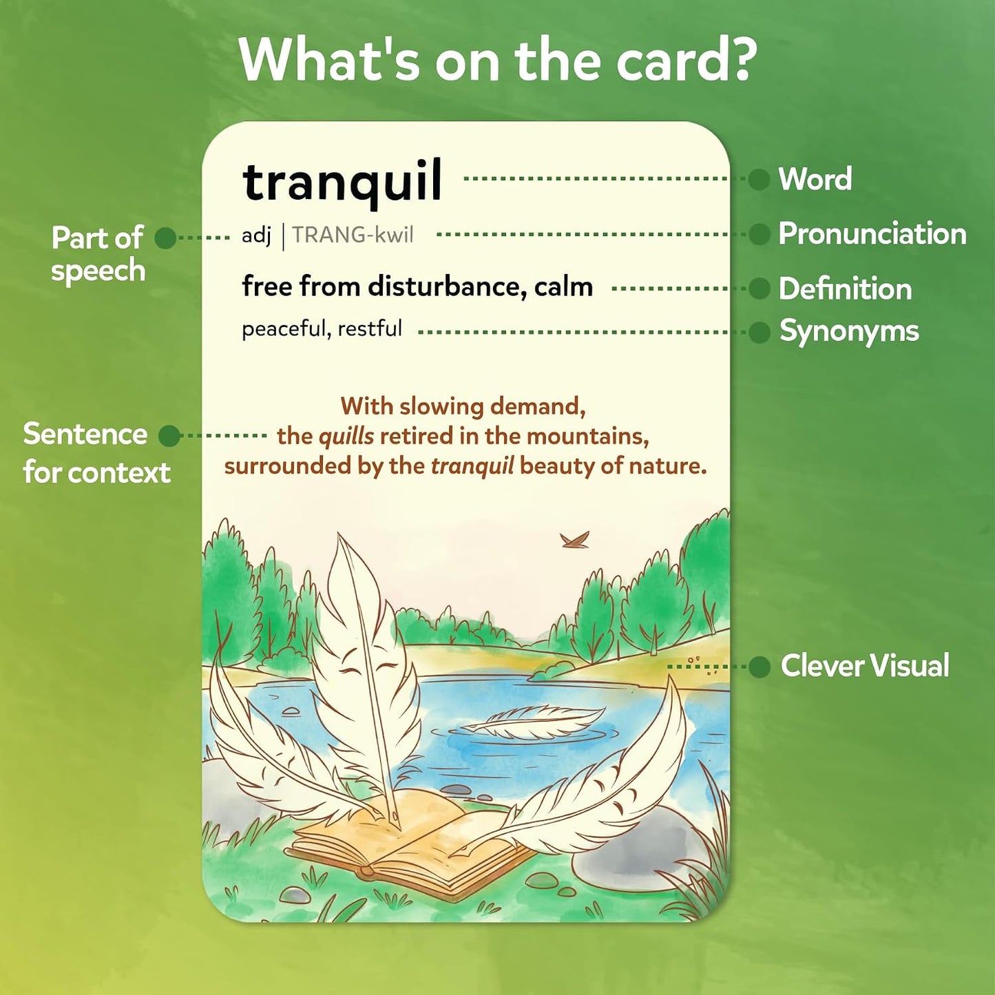 Skillmatics Vocabulary Flash Cards, SAT Prep – Wordables Level 3 | Screen-Free, Spelling Game, Learn 100 words with Wordplay, Visuals, & Soundplay, Learning Gift for Ages 8, 9, 10 & Up