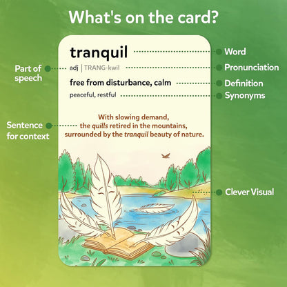 Skillmatics Vocabulary Flash Cards, SAT Prep – Wordables Level 3 | Screen-Free, Spelling Game, Learn 100 words with Wordplay, Visuals, & Soundplay, Learning Gift for Ages 8, 9, 10 & Up
