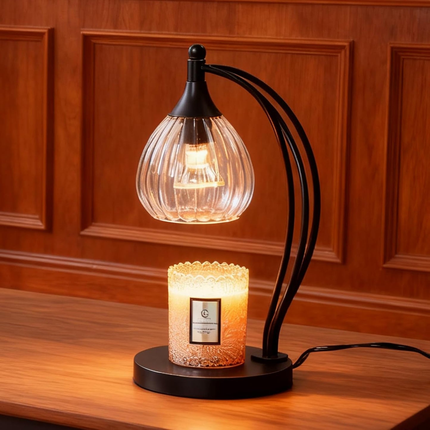 Candle Warmer Lamp with Timer and Dimmer - Electric Melter for Scented Jar Candles - Housewarming, New Home Decor