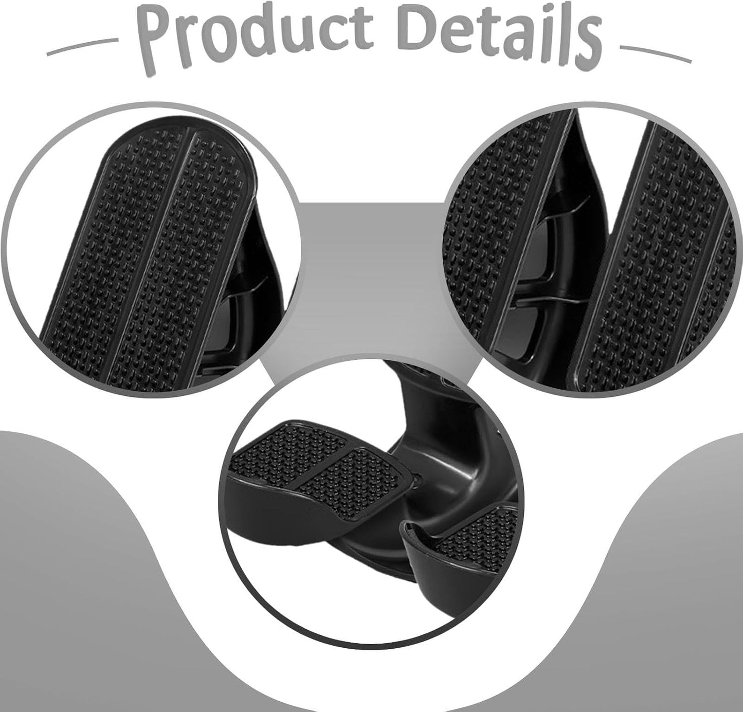 Colaxi 2Pcs Foot Rocker Calf Stretcher Non Slip Portable Fitness Pedal Foot Tilting Stretching Tool for Balance Exercise Flexibility