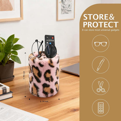 Eyeglass Holder for Nightstand,Anti-scratch Plush Eyeglass Stand Glasses Holders for Office Desk Organizer