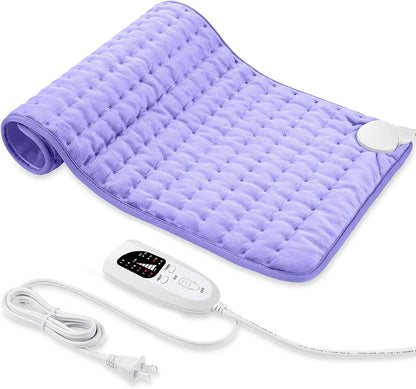 Electric Heating pad for Back Neck Shoulder Knee Arms Legs- Electric Heat Pads with 6 Heat Settings & Auto Shut Off Heat Heating Pad for Birthday Mother Father Girl Men Women