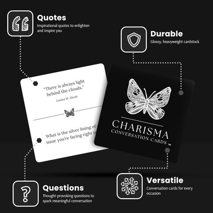 Conversation Starter Cards – 54 Question Cards for Couples, Family Game Night & Date Night | Icebreaker Deck for Meaningful Talks | Fun Gift
