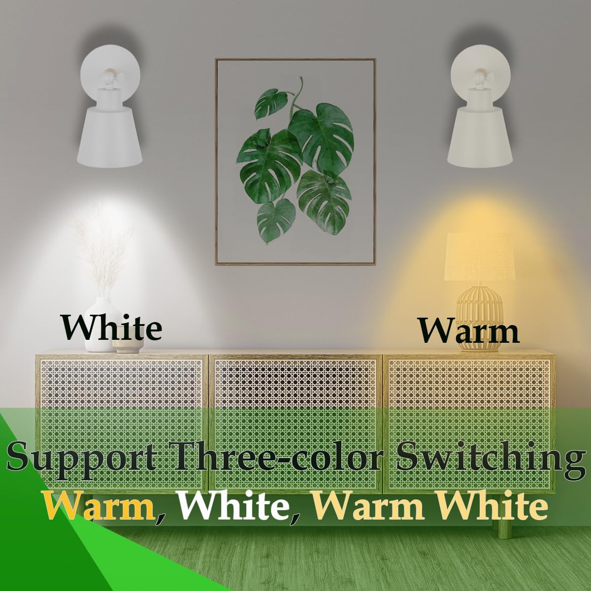 Black Battery Operated Wall Sconce Set of Two, Easy to Install Wireless Lights for Wall, Remote Control Dimmable LED Lights, Auto Timer Wall Lamp Fixtures for Bedroom, Gallery, Living Room, RV