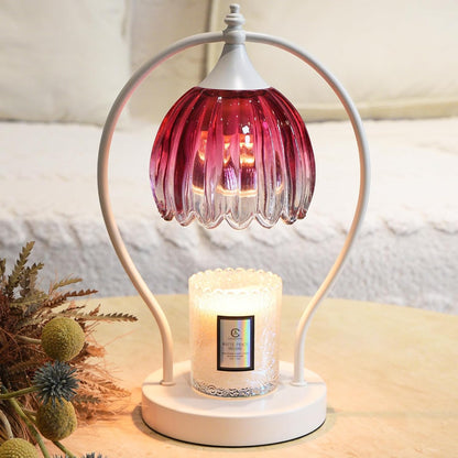 GOODBUY Candle Warmer Lamp with Timer Dimmable: Electric Candle Warmer Birthday Gifts for Women Mom - Candle Lamp Warmer House Warming Gifts New Home Decor - Wax Warmer for Jar Candles with 2 Bulbs