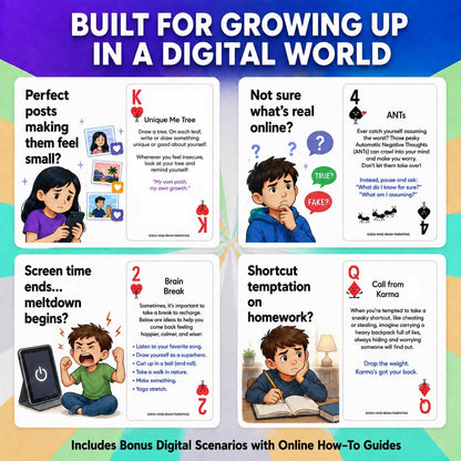 Mind Brain Emotion 52 Essential Life Skills: No-Excuses Game to Teach Kids, Teens & Adults How to Care for Self & Chores, Practical Solution for Responsible Boys, Confident Girls, Happy Family
