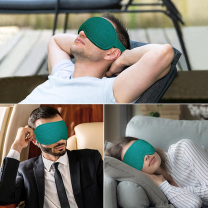 Gritin 100% Blackout Sleep Eye Mask for Women Men, Zero Pressure Sleep Mask
