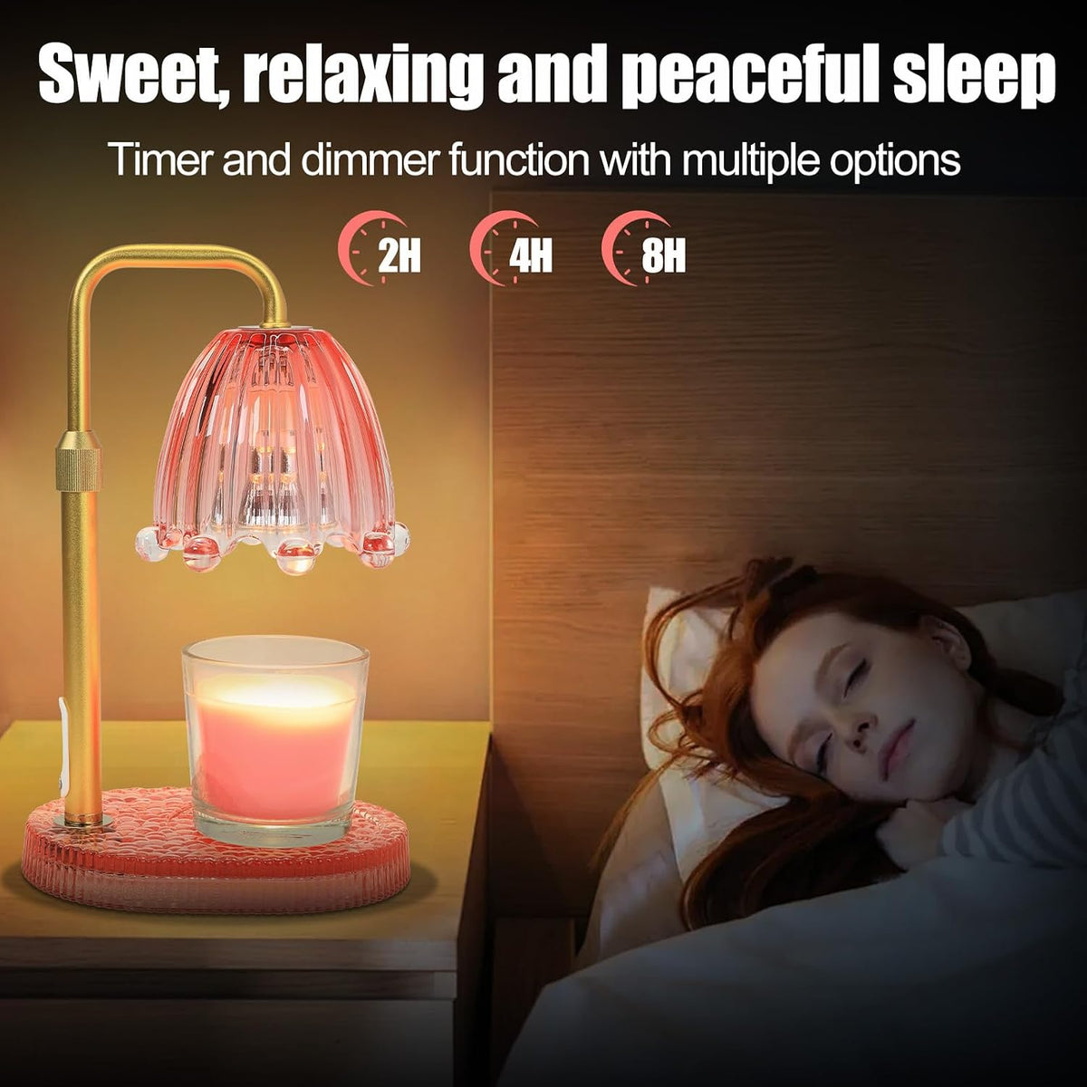 Candle Warmer Lamp with Timer,Birthday Gifts for Women