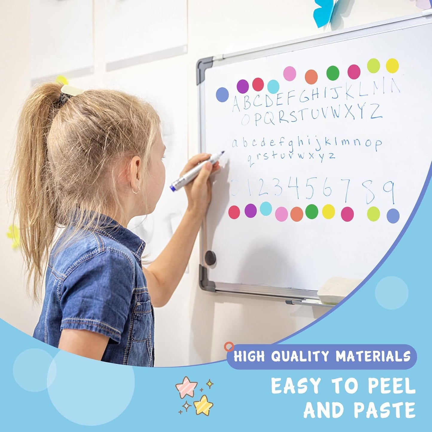 6720 PCS Small Dot Stickers Round Color Coding Labels Circle Dot Stickers Label Sticker in 20 Colors for Office,Classroom