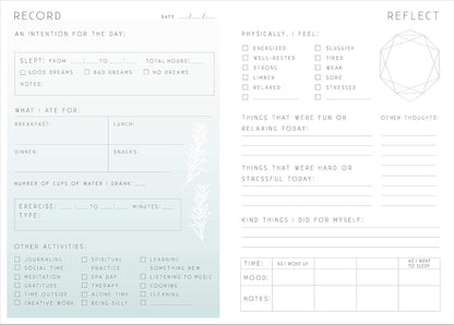 Self-Care: A Day and Night Reflection Journal (Inner World)