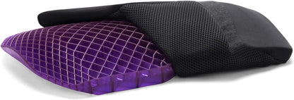 Purple Ultimate Seat Cushion, Large 2.5 Inch Gel Seat Cushion | GelFlex Grid for Office Chair, Gaming, Car - Pressure-Reducing for Long Sitting, Temperature-Neutral, No-Slip - Made in USA
