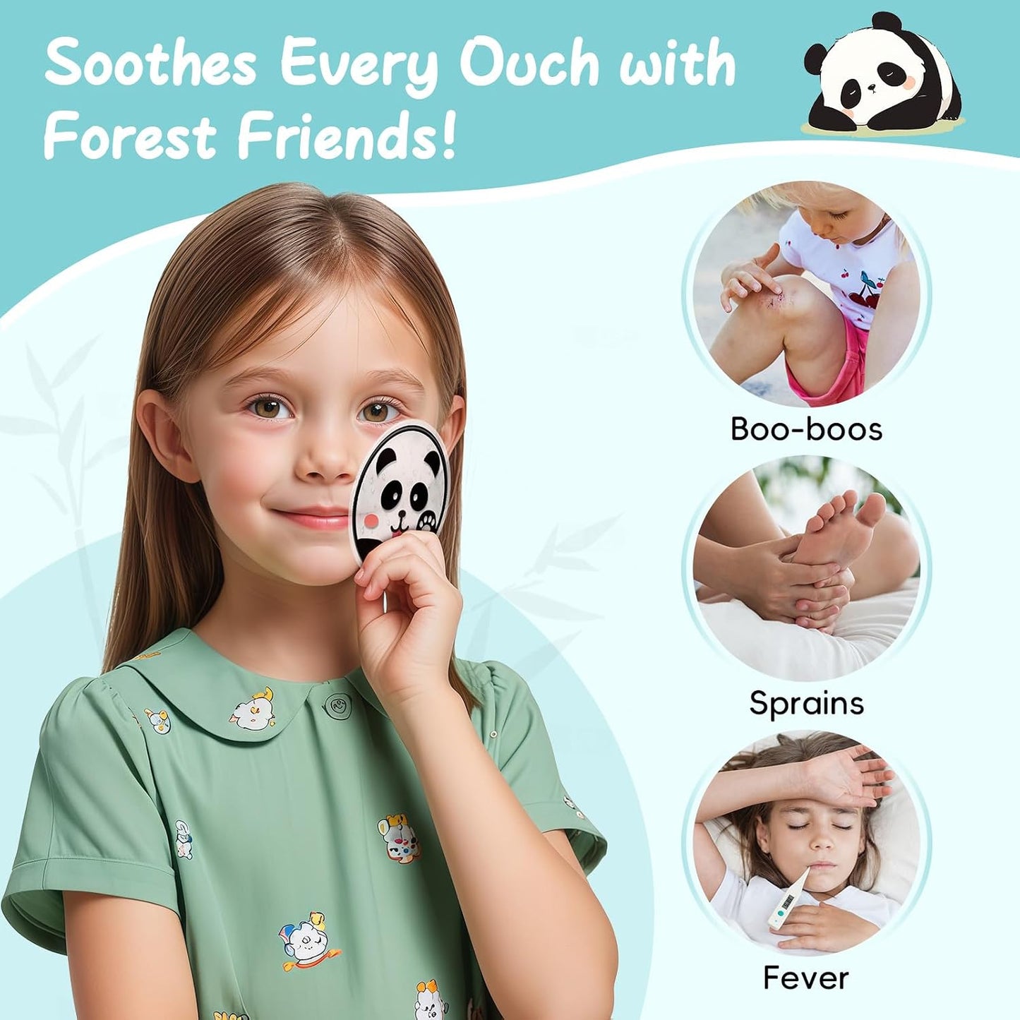 Small Ice Packs, 6 Pcs, Reusable Mini Gel Cold Packs for Injuries, Hot Cold Compress for Kid's Boo Boos, Headaches, Wisdom Teeth, Breastfeeding, Pain Relief, Fever, Mosquito Bite, First Aid 3" X 4.5"
