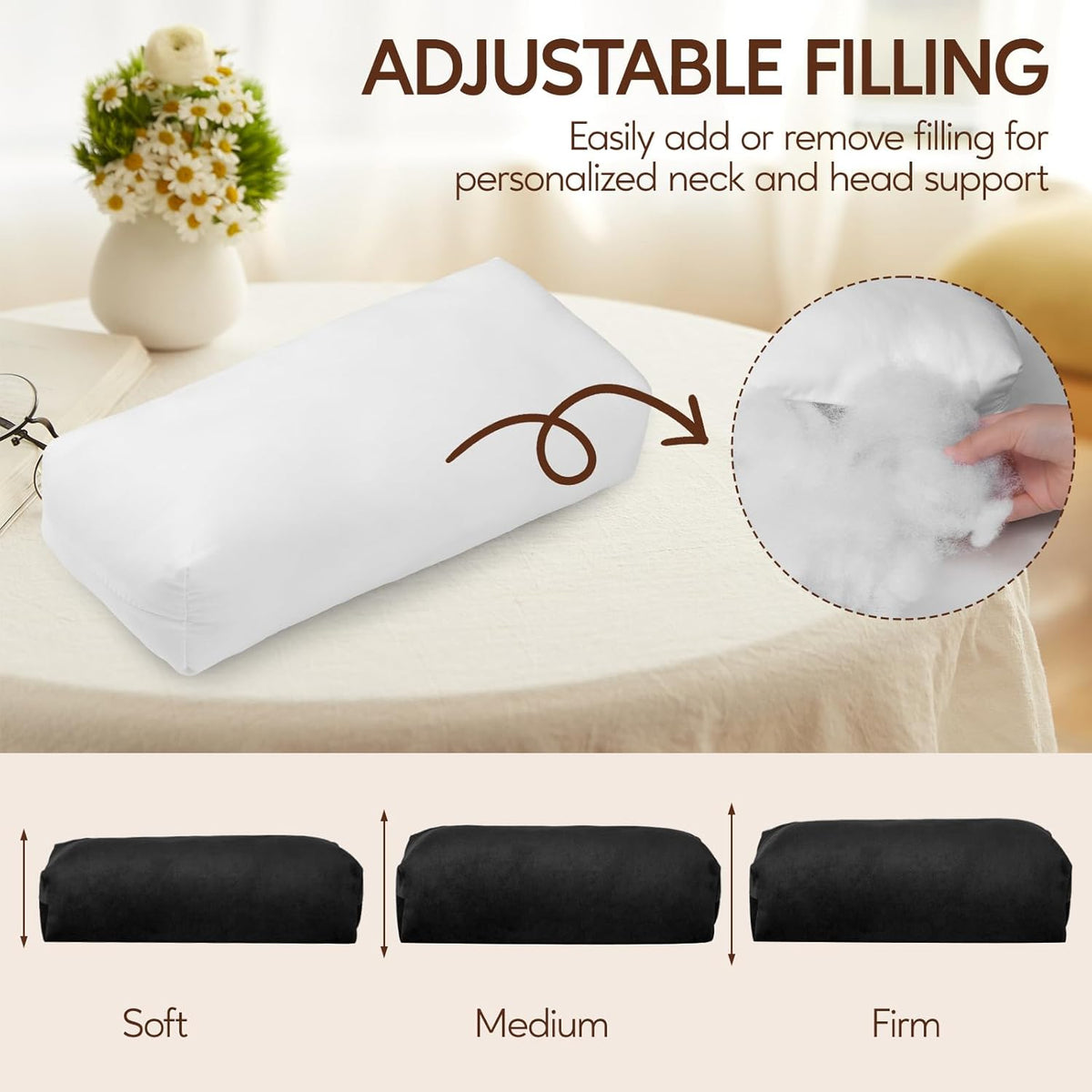 Neck Pillow for Recliner Chair, Adjustable Recliner Pillow for Headrest