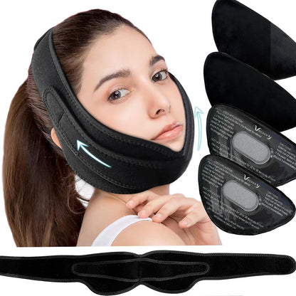 Wisdom Teeth Ice Pack Head Wrap with Dual Compression Straps
