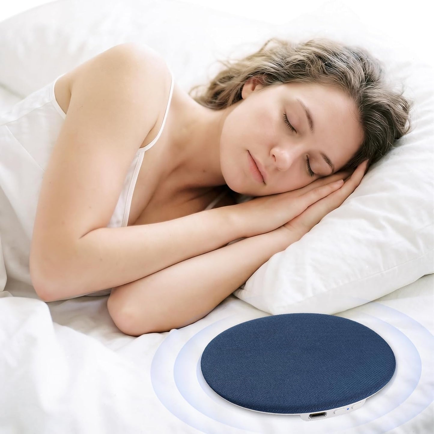 Pillow Speaker for Sleeping, Ultra-Thin Portable Bluetooth 6.0 Blue | Sleep Speaker Under Pillow, Timer, Private Sound Ear Friendly Speaker for Bed, Not Disturb Partner for Side Sleepers Travel