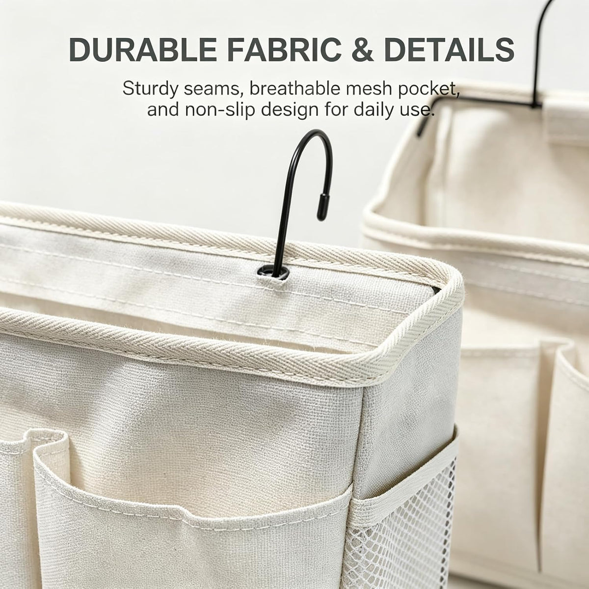 greenbar Bedside Caddy Hanging Organizer for Dorm Bed Rails