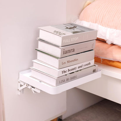 KIWIFOTOS Raised Bedside Shelf for Bed Tray Table Under Mattress
