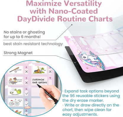 JJPRO Magnetic Bedtime/Morning/Daily Routine Chart for Kids with Reward Jar-Morning Routine Chart,Daily Checklist Reward Chart for Toddlers,Reward Jar for Kids,Cute Visual Schedule Board for Home
