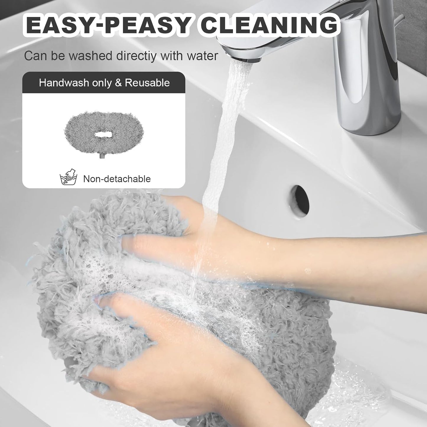 Storystore Ceiling Fan Cleaner Duster, Adjustable Microfiber Duster | 4.2FT Fan Cleaner with 13-50" Pole for Cleaning Fan Blades, Cobwebs, Walls, Doors and Windows, Brush for Dust Removal