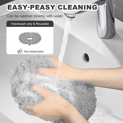 Storystore Ceiling Fan Cleaner Duster, Adjustable Microfiber Duster | 4.2FT Fan Cleaner with 13-50" Pole for Cleaning Fan Blades, Cobwebs, Walls, Doors and Windows, Brush for Dust Removal