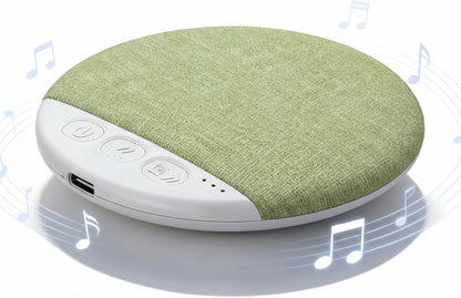 Ultra-Thin Bluetooth Pillow Speaker,Mini Portable Under Pillow Speaker with White Noise Timer Wireless Sleep Aid,Bone Conduction Sound Design for Side Sleepers,Private Stereo Sound for Adult&Kid,Blue