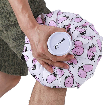 Neotech Care Ice Bag with Screw Top Lid (Smiley Face Design, 8 inch)