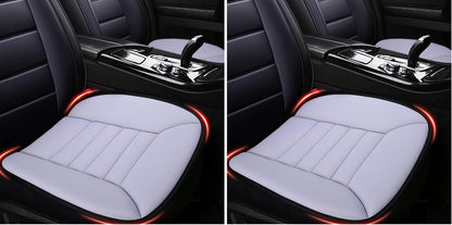 MYFAMIREA Car Seat Cushion Pad 1.2" Thick Comfort Seat Protector for Car Driver Seat Office Chair Home Use Memory Foam Seat Cushion with Non Slip Bottom, 20'' x 18.5'', Black