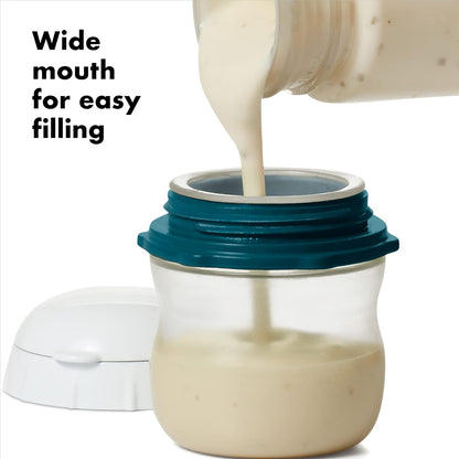 OXO Good Grips Prep and Go Container With Colander - Ocean Blue