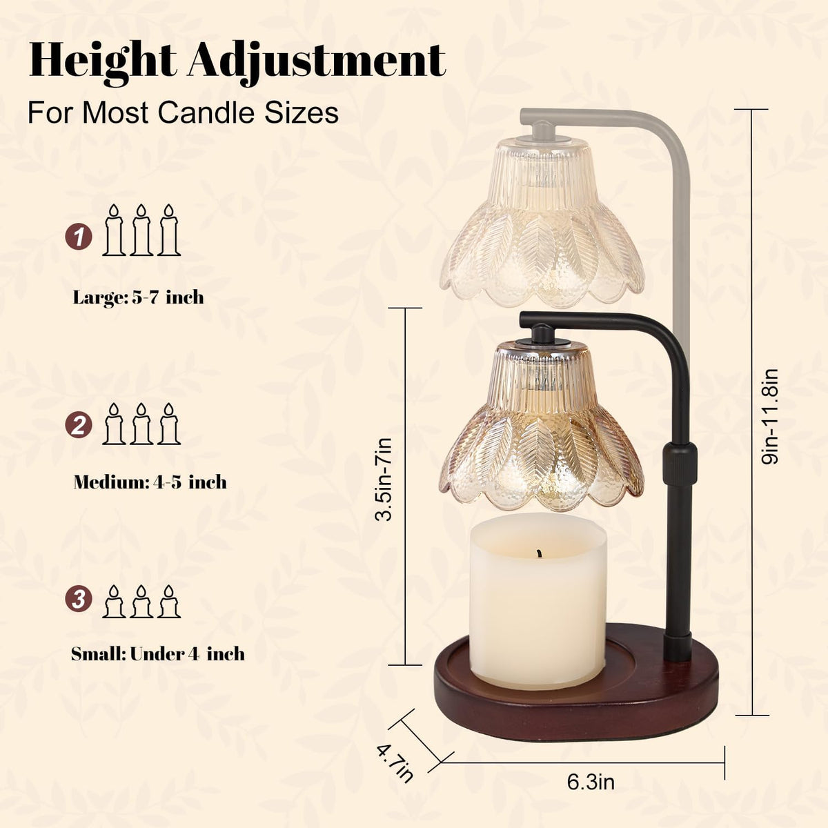 Candle Warmer Lamp with Timer,Birthday Gifes for Women and House Warming