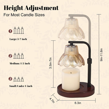Candle Warmer Lamp with Timer,Birthday Gifes for Women and House Warming
