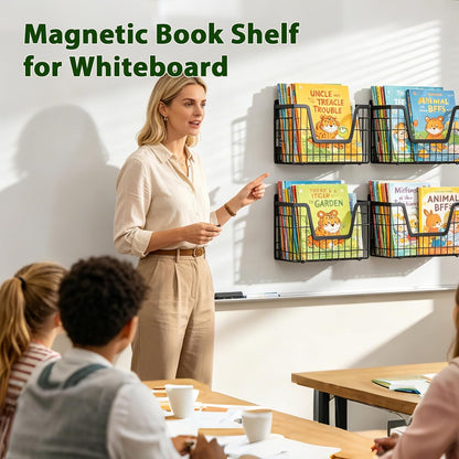 Magnetic Shelf for Fridge, Fruit Basket Magnet Shelves with 2 Hooks | Potato and Onion Storage Bins, Black Magnetic Organizer Side of Fridge Storage, Magnetic Spice Rack for Refrigerator Kitchen