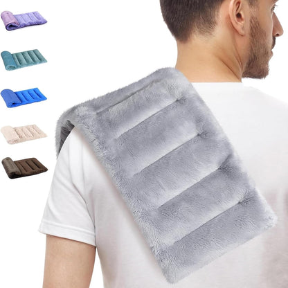 SuzziPad Microwave Heating Pad for Muscle Soreness Fatigue, 7"X16", Gray