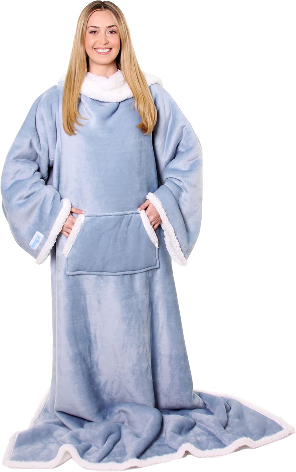 Snuggie The Original Wearable Blanket With Sleeves & Pockets | Cozy Oversized Throw for Adult Men & Women | One Size, 71x54