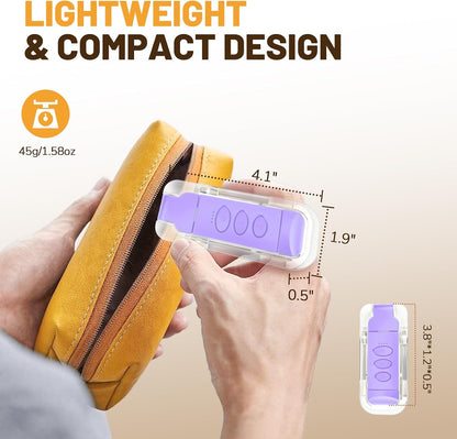 Book Reading Light Rechargeable Clip on Book Lamp with 3 Color Temperatures | 5-Level Dimmable Brightness, 3 Color Temperatures, 360° Rotatable USB Eye Caring
