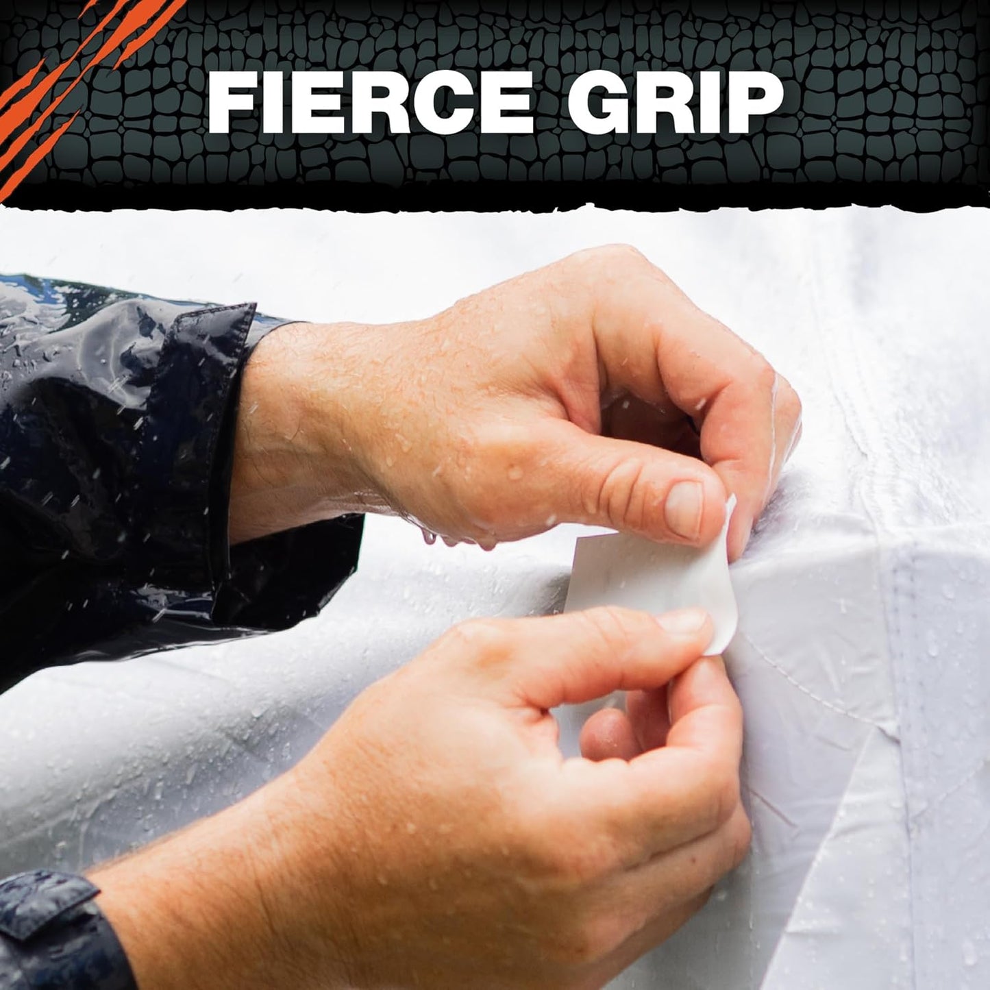 T-REX Waterproof and Repair Tape,1.88" x 30 ft, Ferociously Strong, Extreme Weather & UV Resistant Pool Repair Tape, Works Underwater & Sticks to Wet Surfaces, White, (Pack of 1)