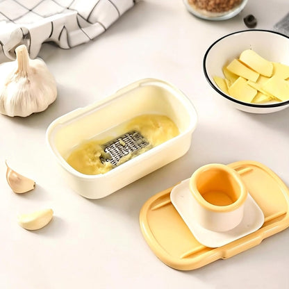 Multi-Function Grater with Guard - 2 Blades, Vegetable&Cheese Shredder, 5.0"L x 2.8"W x 1.9"H, Yellow