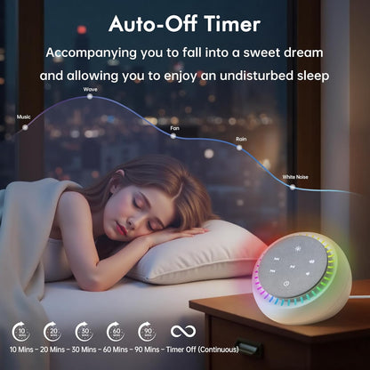 DreamSky Sound Machine for Sleep, White Noise for Sleeping Adults & Baby