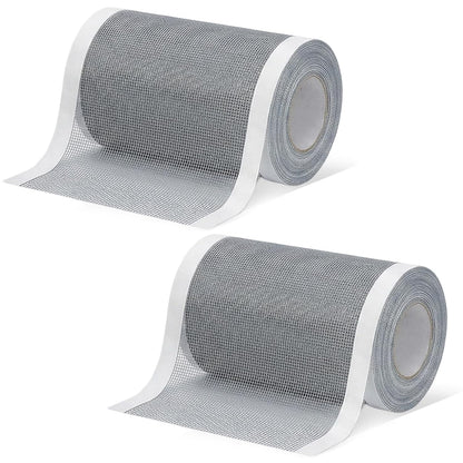 Strong Adhesive Screen Repair Tape, Window Screen Repair Kit, Fiberglass Mesh Screen Repair Kit for Window and Door, Self-Adhesive Patch for RV, Tent, Pool, Patio, Porch Netting (1 PCS, 5 IN*35 FT)