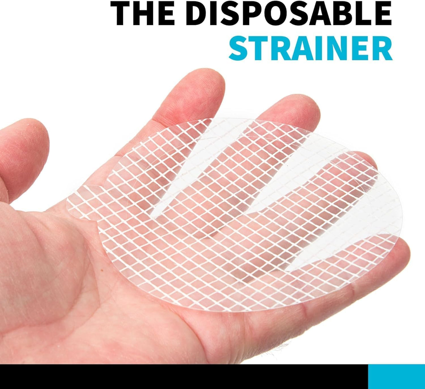 TubShroom 26 Pack Square Disposable Drain Cover - Hair Catcher Mesh Sticker Strainers for Shower Bathtub and Bathroom - Hair Catcher Sticker Drain Protector - Half Year Supply